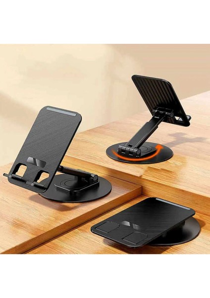 360° Dönebilen Masaüstü Telefon ve Tablet Tutucu Katlanabilir Taşınabilir Tablet ve Telefon Standı indirimleri