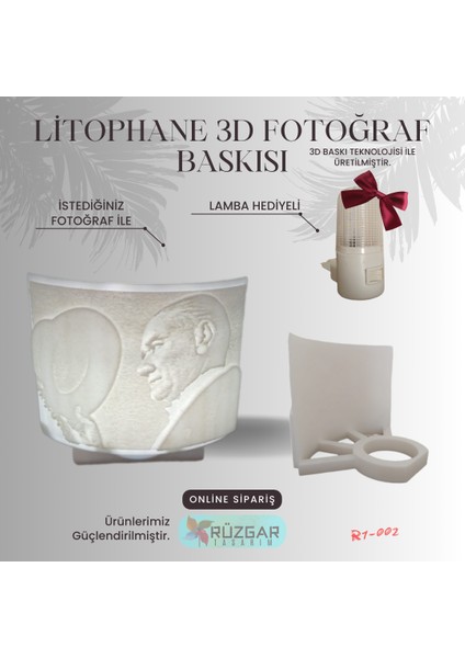 3D Kişiye Özel Lithophane(Sevgiliye Özel Hediye, Yıldönümü Hediyesi, Doğum Günü Hediyesi) modelleri