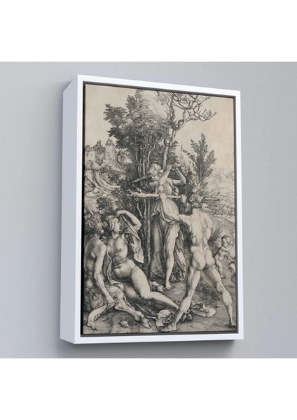 - Çerçeveli Albrecht Dürer - Herkül Yol Ayrımında Tablo - Hercules At The CROSSROADS-7326 fırsatları