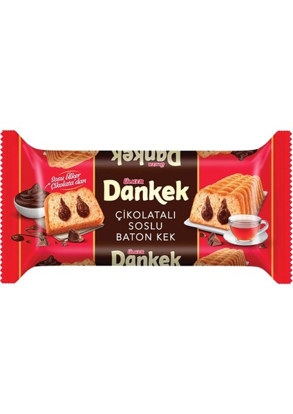 Dankek Baton Kek Çikolata Soslu 220 gr