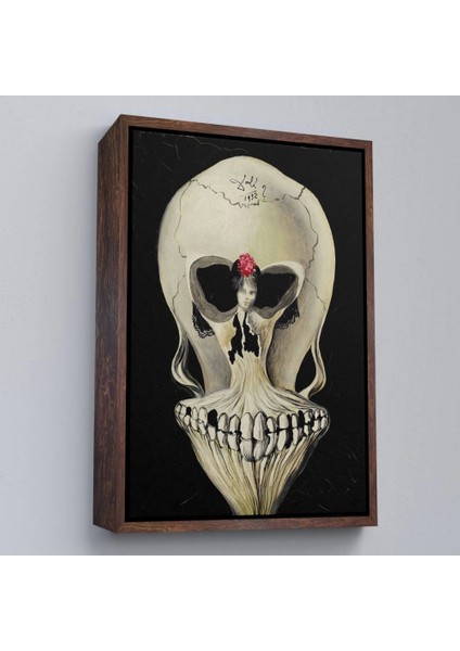 - Çerçeveli Salvador Dali - Balerin ve Kafatası TABLO-7393 fiyatları
