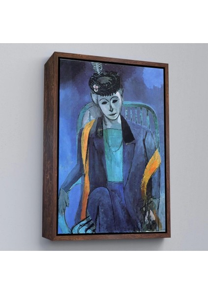 - Çerçeveli Henri Matisse - Madame Matisse'in PORTRESI-7324