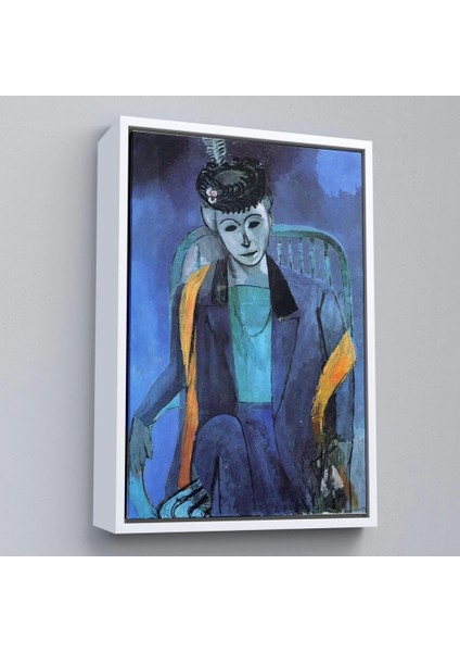 - Çerçeveli Henri Matisse - Madame Matisse'in PORTRESI-7324