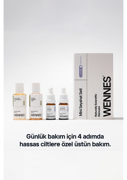 | Mini Seyahat Seti: Çörekotu ile Yoğun Bakım LUNA22 | Yüz Temizleme Jeli, Tonik,prebiyotik Serum, Multibiyotik Hyaluronik Asit Serum fiyatları