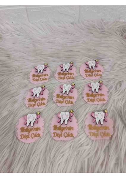 10 Adet Pembe Diş Figürlü Magnet Diş Buğdayı Diş Mevlüt Hediyelikleri modelleri