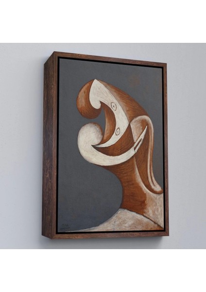 - Çerçeveli Pablo Picasso - Soyut Baş TABLOSU-7382