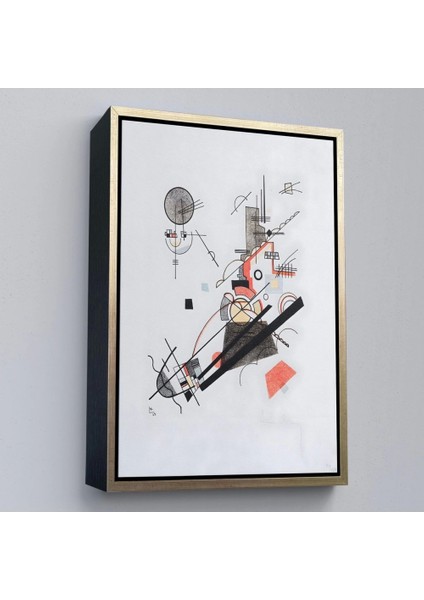 - Çerçeveli Vasily Kandinsky - Mutlu Yükseliş TABLOSU-7492 fiyatları