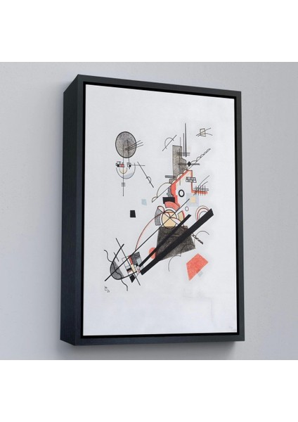 - Çerçeveli Vasily Kandinsky - Mutlu Yükseliş TABLOSU-7492 modelleri