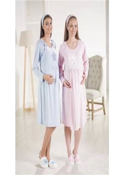 Estiva Soft Penye Lohusa Gecelik 17381