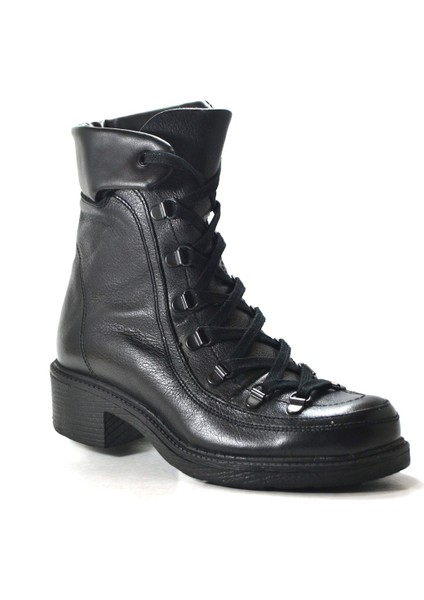 3175 Deri Siyah Kadın Postal Bot fiyatları