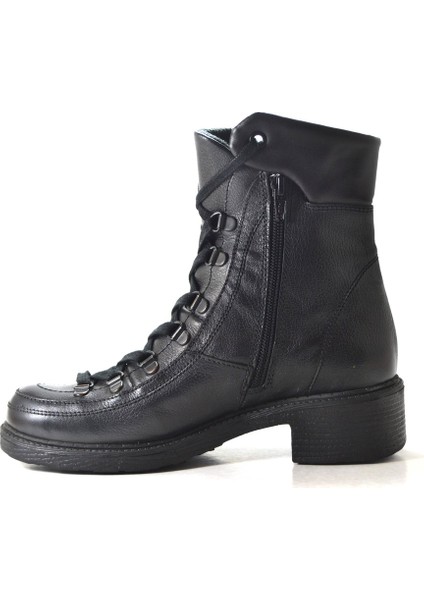 3175 Deri Siyah Kadın Postal Bot modelleri