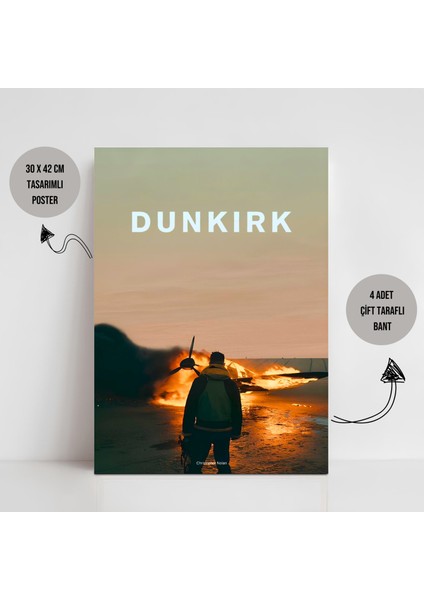 Dunkirk Christopher Nolan Movie Film Afiş / Çerçevesiz Tasarım Poster fiyatları