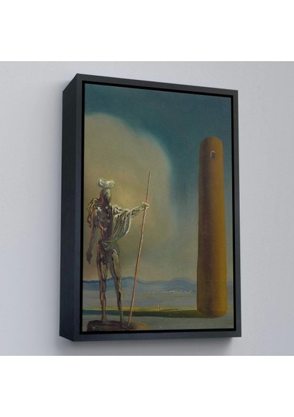 - Çerçeveli Salvador Dali - Kuledeki Şövalye Tablosu - Le Cavalier A La TOUR-7399 modelleri