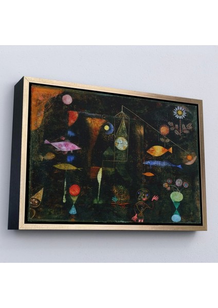 - Çerçeveli Paul Klee - Sihirli Balık Tablo - Fish MAGIC-7109 modelleri