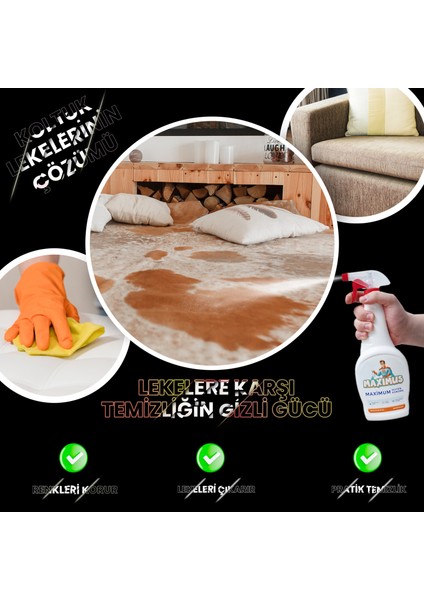 Bütün Yüzeyler İçin Etkili Leke Çıkarıcı