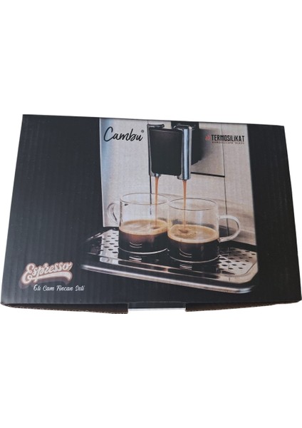 Termosilikat 6 Lı Türk Kahvesi Espresso Fincan Seti