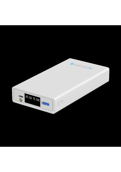 Enerx Powerbank 20000 mAh 22.5 Watt LED Göstergeli ENR-P2025DT Beyaz