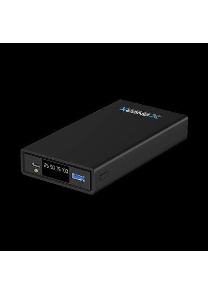 Enerx Powerbank 20000 mAh 22.5 Watt LED Göstergeli ENR-P2025DT Beyaz