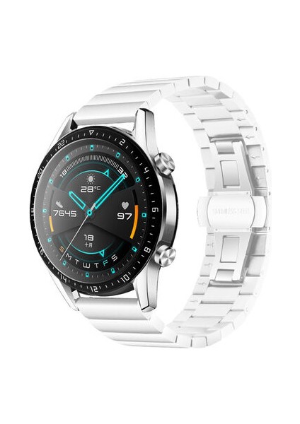 Galaxy Watch 46MM Klipsli Seramik Metal Kordon KRD16