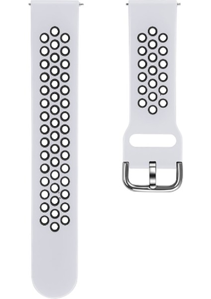 Huawei Watch Gt 3 46MM Çift Renkli Esnek Delikli Silikon Kordon KRD10 fırsatları