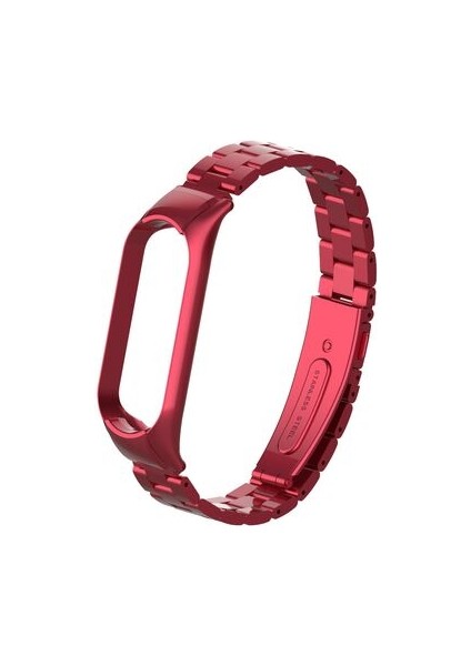 Xiaomi Mi Band 5 3 Kademeli Katlanabilir Klipsli Metal Kordon KRD04