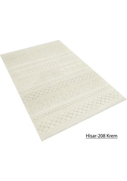Hisar Koleksiyonu Dokuma Halı DH208 Krem