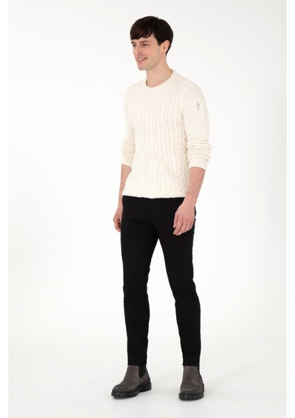 LUIS24K U.s. Polo Assn. Erkek Kanvas Pantolon 1949135 Siyah