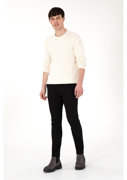 LUIS24K U.s. Polo Assn. Erkek Kanvas Pantolon 1949135 Siyah