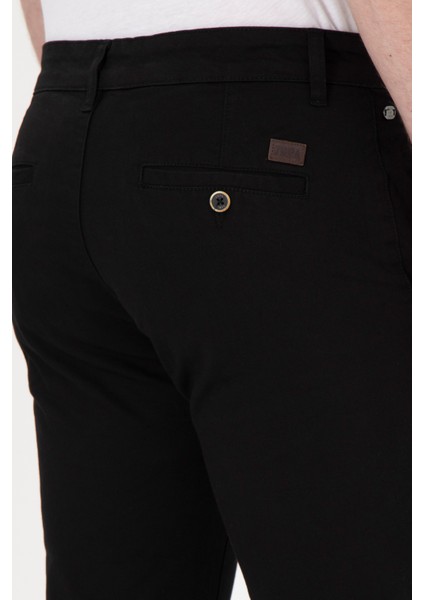 LUIS24K U.s. Polo Assn. Erkek Kanvas Pantolon 1949135 Siyah