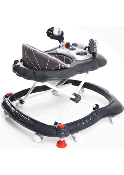 Lüx Oyuncaklı Müzikli ve Işıklı 3 Kademeli Örümcek Bebek Yürüteci Gri modelleri