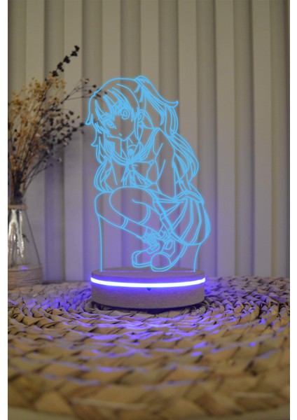 Nao Tomori , Charlotte - 3 Boyutlu Dekoratif Gece Lambası 3D