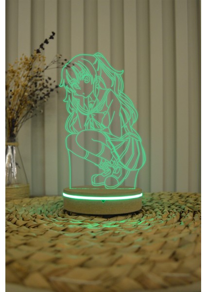 Nao Tomori , Charlotte - 3 Boyutlu Dekoratif Gece Lambası 3D