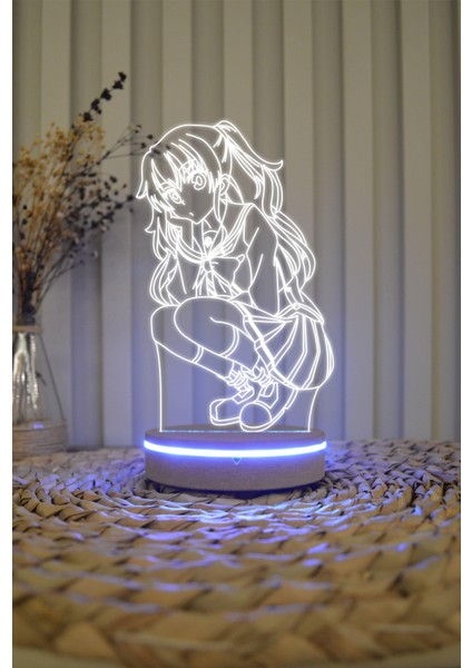 Nao Tomori , Charlotte - 3 Boyutlu Dekoratif Gece Lambası 3D
