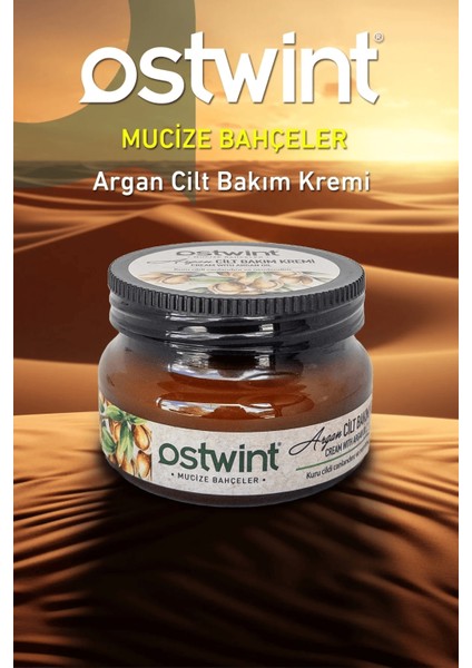 Mucize Bahçeler Argan Cilt Bakım Kremi 300 ml