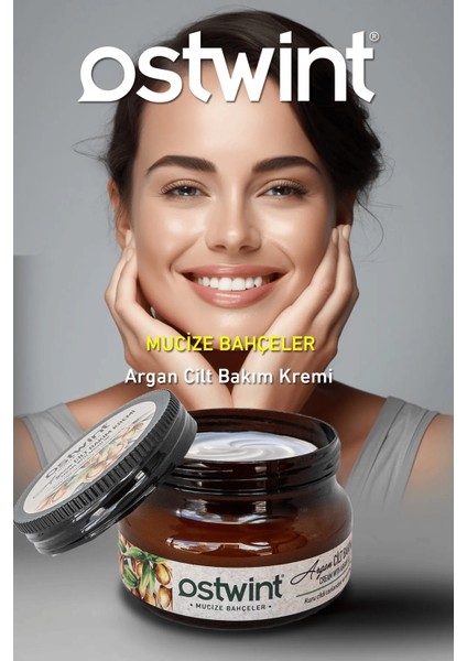 Mucize Bahçeler Argan Cilt Bakım Kremi 300 ml