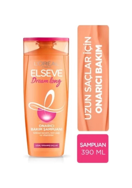 Loreal Paris Elseve Dream Long Onarıcı Saç Bakım Şampuanı 390 ml
