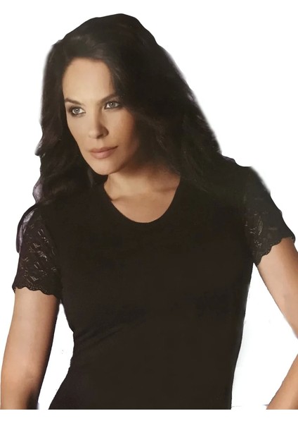 Şahinler Likralı Yarım Kollu Atlet B257