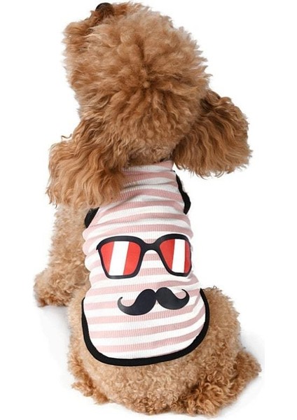 Küçük ve Orta Irk Köpek T-Shirt Shaka Pembe