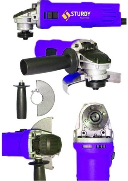 Japon Teknoloji Bakır Sargılı 3400 W 115 mm Spiral Avuç Içi Kesme ve Taşlama Makinası