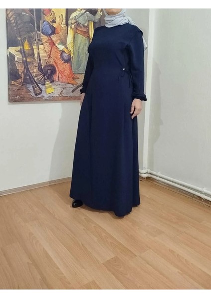 Yandan Bağcıklı Tesettür Elbise fiyatları