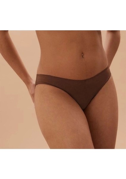 Berrak Kadın Full Licra Düz Bikini Külot 2056