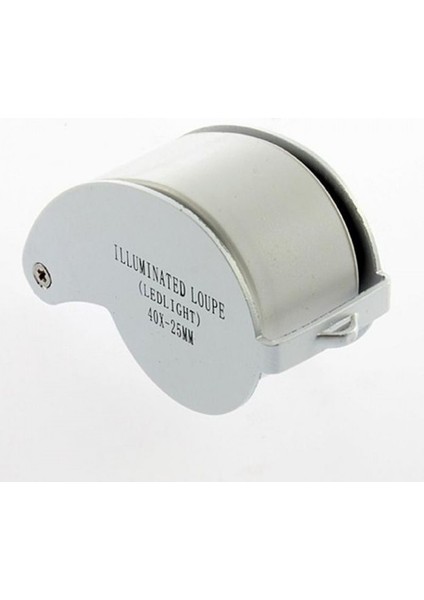 Mini 40X25MM Takı Büyüteç Cep Büyüteç Teftiş Elmas Pullar Madeni Kontrol Lup MG21011