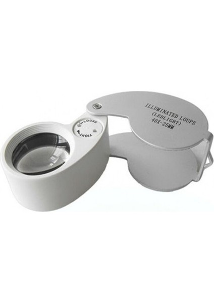 Mini 40X25MM Takı Büyüteç Cep Büyüteç Teftiş Elmas Pullar Madeni Kontrol Lup MG21011