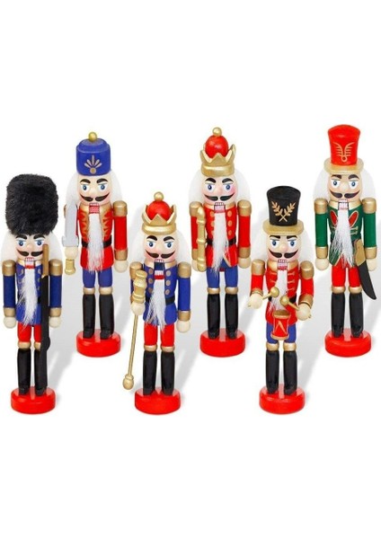 Kurşun Asker Ahşap Dekoratif Eşya 13 cm 6 Lı Set