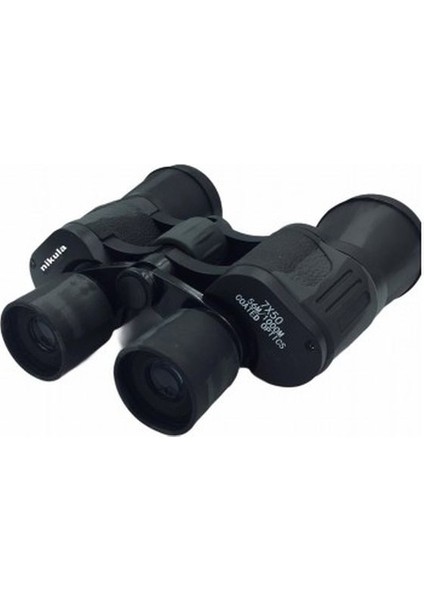 7X50 Kauçuk Kaplamalı Mavı Cam Mercekli Dürbün