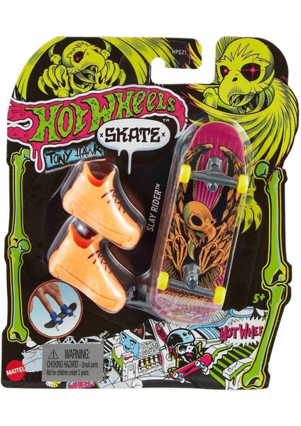 HPG21 Hot Wheels Skate Neon Temalı Parmak Kaykay ve Ayakkabı Paketleri modelleri
