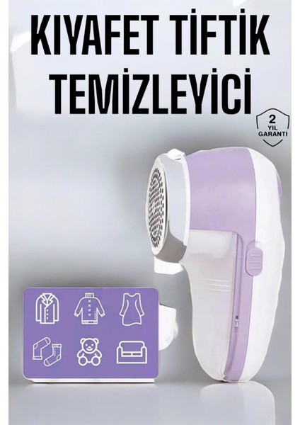Tiftik Temizleyici Hazneli Şarjlı Manuel Kolay Kullanım