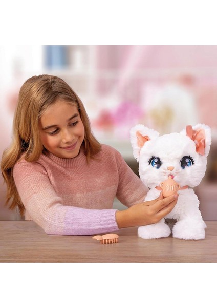 90773 Hareketli ve Sesli Sevimli Peluş Kedicik Bella -Sunman