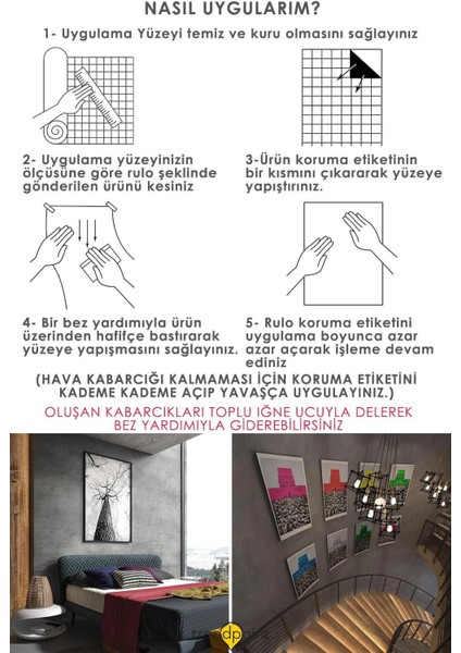 60 cm ×300 cm Kendinden Yapışkanlı Dokulu Çimento Görünümlü Duvar Kağıdı Dolap Masa Kaplama