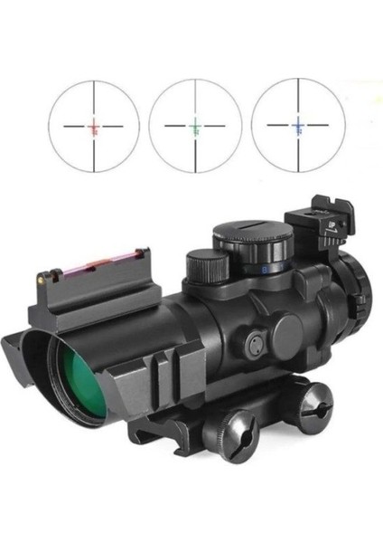 Spike 4X32 Kırmızı Işıklı Dürbün 4X32
